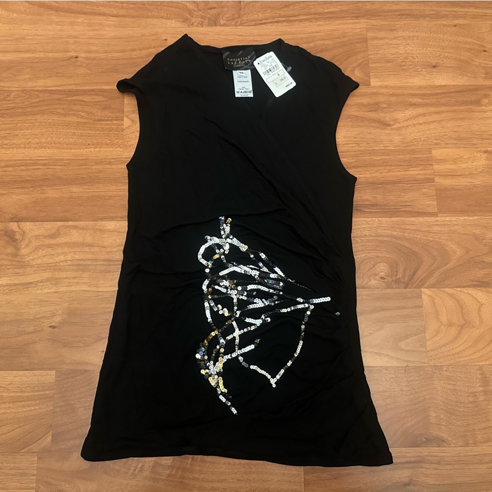 Christian Lacroix Elegant Black Top